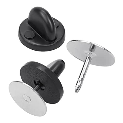400pcs PVC Rubber Pin Backs Butterfly Clutch Pin Tie Tacks Blank for Uniform Badges Backing Holder Clasp Lapel Enamel