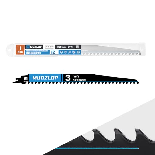1Pack 12inch 3TPI High Reciprocating Saw Blades