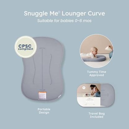 Organic Newborn Baby Infant Lounger Pillow & Tote Bag