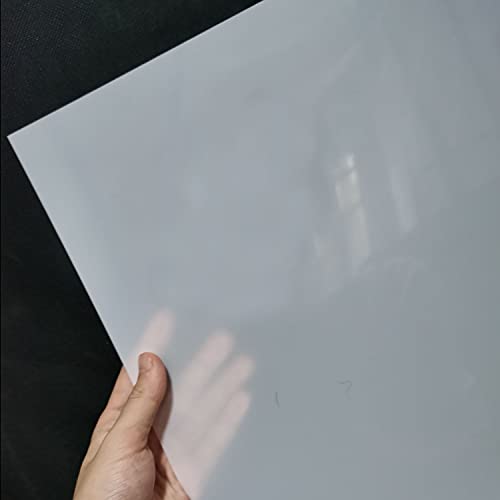 10 Pack 7.5 Mil Blank Stencil Sheets 12 x 24 inch Mylar Sheet Milky Translucent PET Blank Stencil Making Sheet Blank Mylar Templates for DIY Art Craft (10 Count)