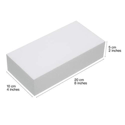 8 Pack Craft Foam Blocks 8X4X2 in Styrofoam Brick (8 Count)