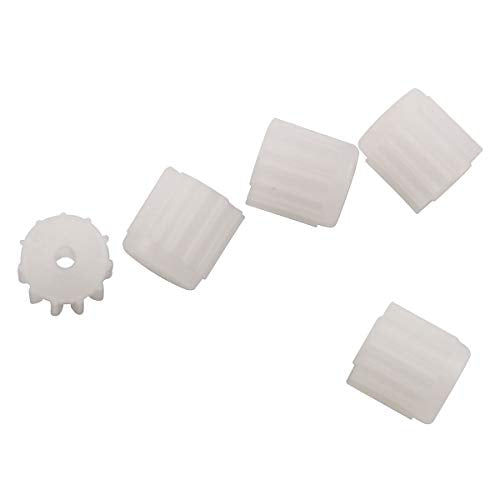 11 Tooth Motor Gear 8PCS Motor Wheel Gear Parts 11Teeths Spare Parts for H12C F181 U818A H502E H502S RC Quadcopter Drone
