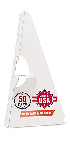 12 Inch Self Stick Easel Back (50 Count)