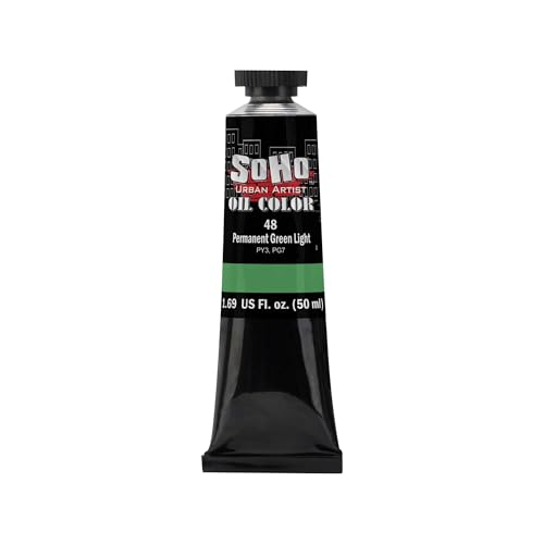 Oil Paint Permanent Green Light