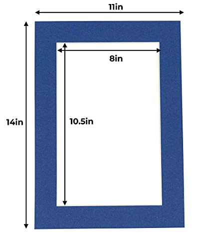 11x14 Mat for 8.5x11 Photo (25 Count)