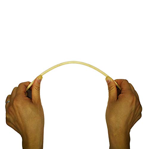 12 Inch Long and 16 Inch Long Natural Blank Round Unfinished Bamboo Dowel Rods Craft Sticks Craft Projects (60 Count)