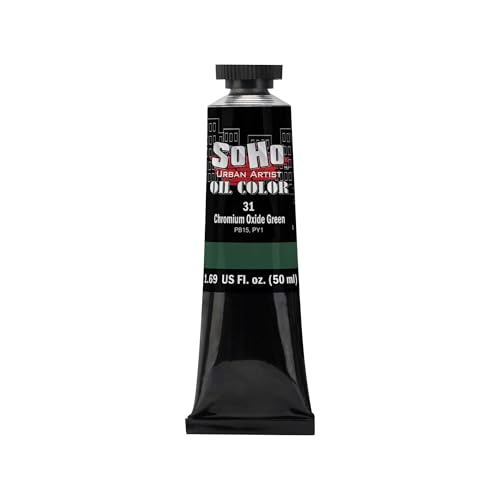 Oil Paint Chromium Oxide Green