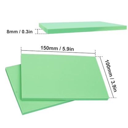 25 Pcs 4x6" Rubber Linoleum Stamp Carving Blocks for Printmaking (25 Count)