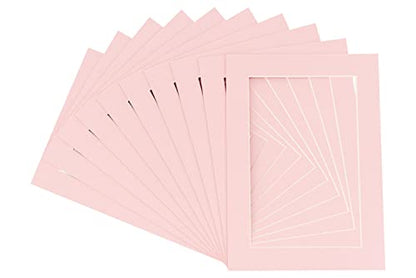 Pack of Ten Acid Free 8.5x11 Mats Bevel Cut for 7x9 Photos (10 Count)