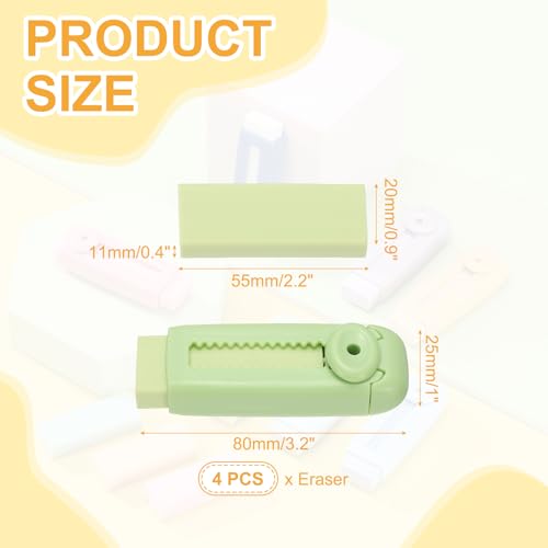 4 Pack Erasers