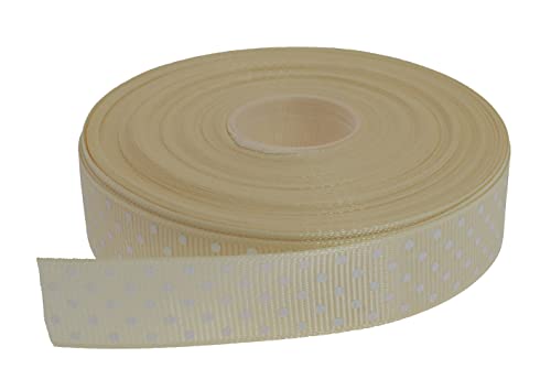 Polka Dot Grosgrain Ribbon 25 Yard Each Roll 100% Polyester