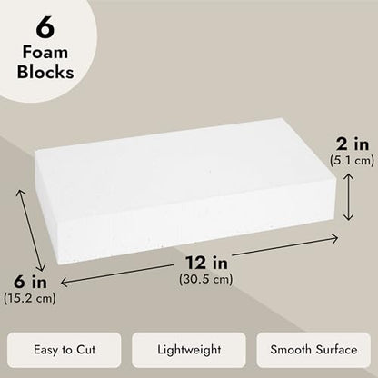 Smooth Foam Craft Blocks for DIY Craft & Floral Arrangement