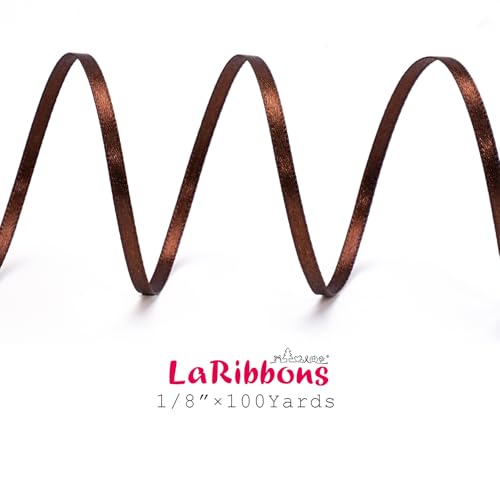 Brown Satin Ribbon 1