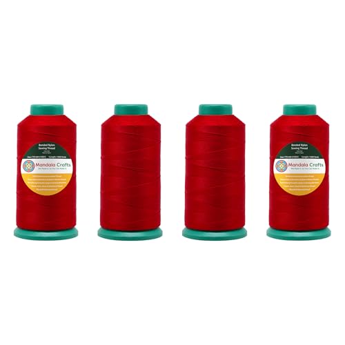 Size 69 210D T70 Red Combo Bonded Nylon Thread (18000 Foot)