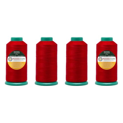 Size 69 210D T70 Red Combo Bonded Nylon Thread (18000 Foot)