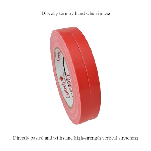 Red 0.5Inch Wide Floral Tape (600 Foot)