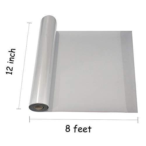Reflective Light Grey HTV Rolls Heat Transfer Vinyl