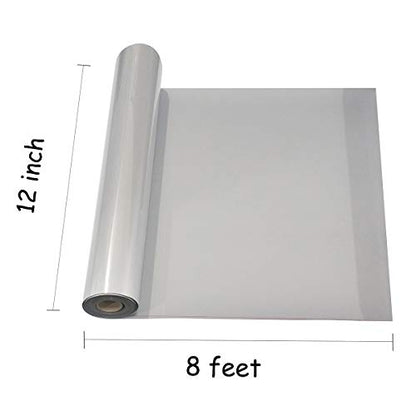 Reflective Light Grey HTV Rolls Heat Transfer Vinyl