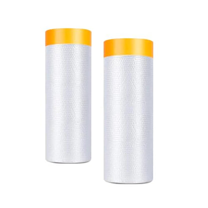 Painters Plastic with Tape 59inx65ft (2 Count)