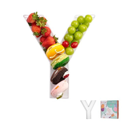 11" Clear Acrylic Letter & Number Charcuterie Tray