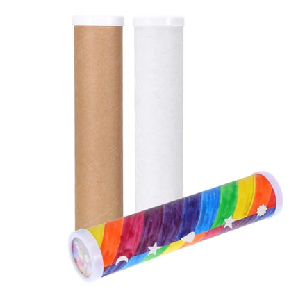 Kaleidoscope Making Kit 15 Pcs Blank DIY Kaleidoscope Making Kit for Kids Variety Paper Craft Tools (15 Count)
