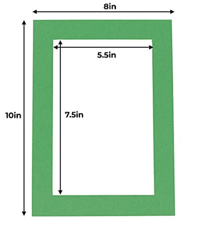 6x8 Mat for 8x10 Frame (100 Count)
