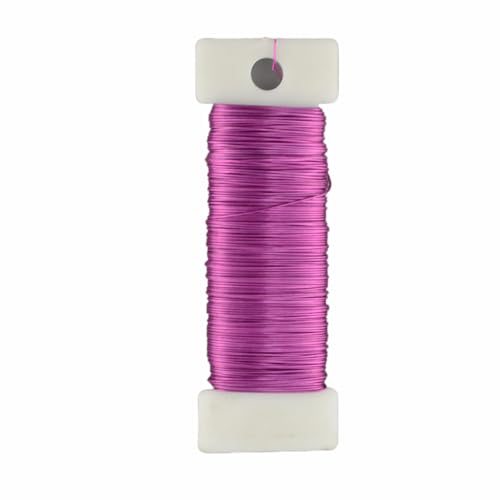 26Gauge Pink Metal Floral Wire