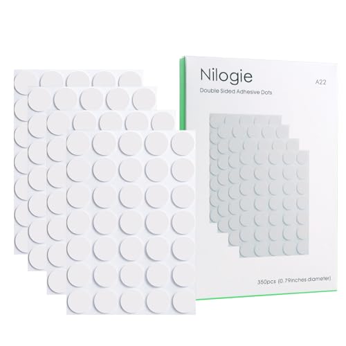 350pcs Clear Double Sided Sticky Dots (350 Count)