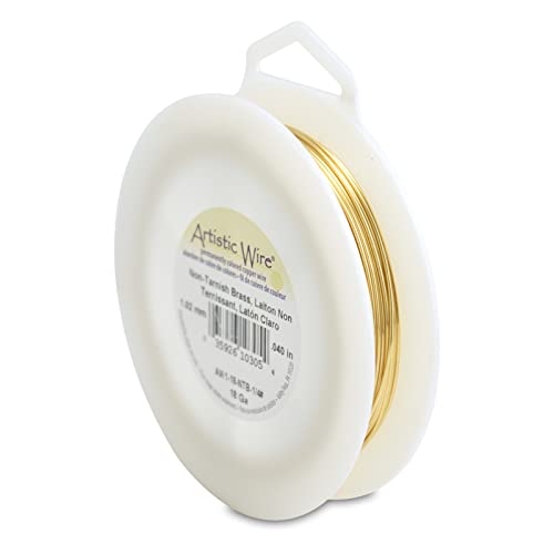 18 Gauge Tarnish Resistant Brass Craft Wire