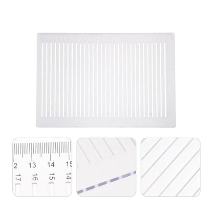 Lettering Stencils Straight Line Stencil Calligraphy Paper Address Stencil for Envelope Small Ruler for journaling Template Ruler Plastic