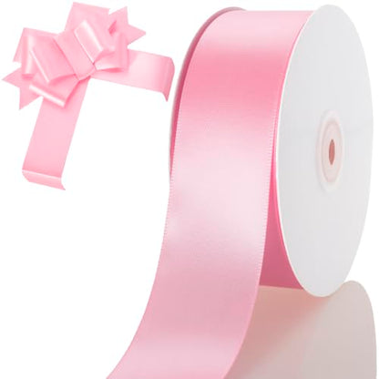 1-1/2 Inch Pink Ribbon 50Yards – Perfect for Gift Wrapping