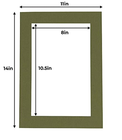 11x14 Mat for 8.5x11 Photo (25 Count)