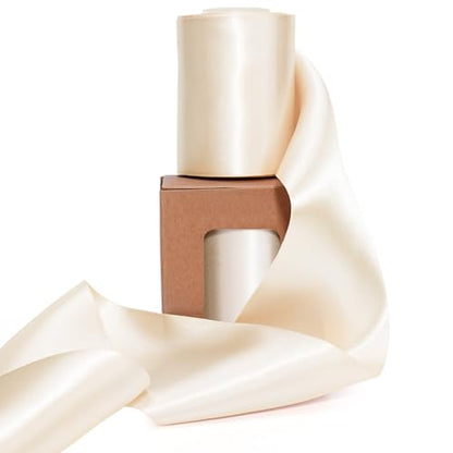 Nude Satin Ribbon 3 Inch x 10 Yards Double Faced