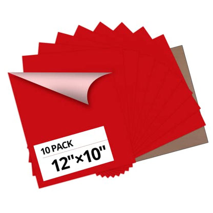Red Heat Transfer Vinyl Bundle (10 Count)