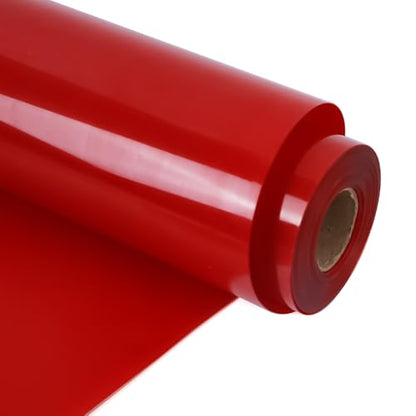 RENLITONG Red Iron on Vinyl 12Inch by 13ft Roll Heat Transfer Vinyl for T (14.4 Ounce)