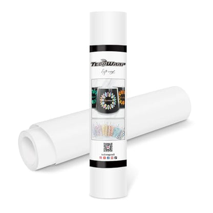 Permanent Adhesive Vinyl 12" x 10ft (10 Foot)