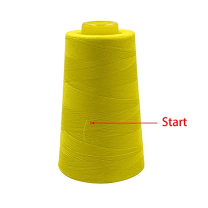 4 Cones of 3000 Yards Each Spool Thread for All Purpose