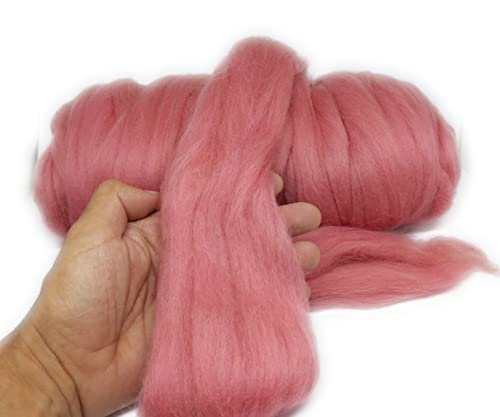 Colored Natural Wool roving (16 Ounce)