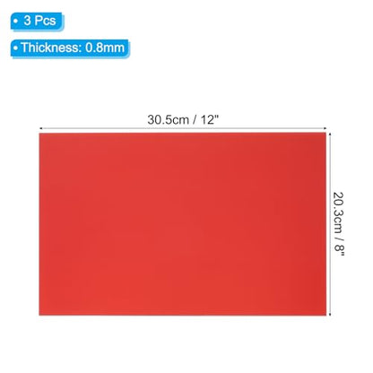 8x12 Inch Anodized Aluminum Sheet Metal (3 Count)