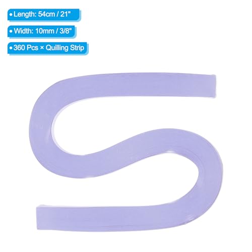 360pcs Quilling Paper Strips Paper Flowers Quilling Kits 3