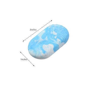 19PCS Bulk Cute Marble Oval Erasers for Kids Bulk (19 Count)