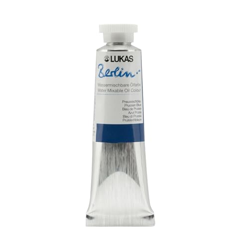 Berlin Pro Artists Water Mixable Oil Paint 37 ml Tube Prussian Blue