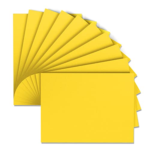 Yellow Foam Sheets Crafts 9x12 Inch 2mm Eva Color Craft Foam Paper for Crafts Project Preschoolers Classroom Scrapbooking DIY Cosplay (10 Count)