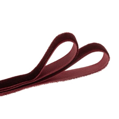 Vintage Burgundy Velvet Ribbon