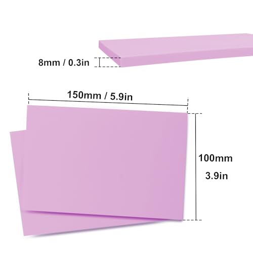 25 Pcs 4x6" Rubber Linoleum Stamp Carving Blocks for Printmaking (25 Count)