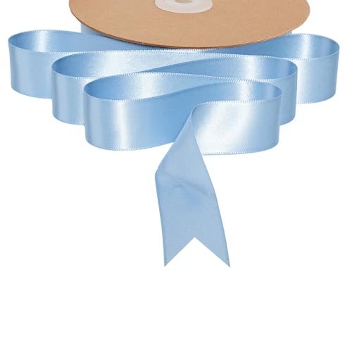 Light Blue Satin Ribbon 1 inch x 50 Yards