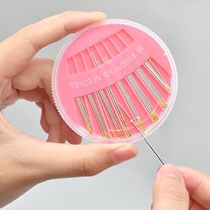 60Pack Sewing Needles for Hand Sewing Repair (10 Count)