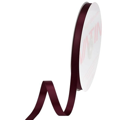Burgundy Satin Ribbon 3 (150 Foot)