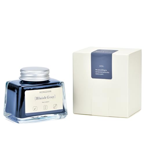Hongdian Fountain Pen Bottled Ink Bluish Gray