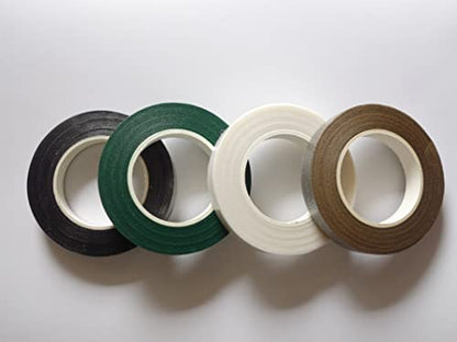 4 Rolls 1 2 Inch Floral Tapes Florist Wraps for Bouquet Stem and Flowers Making Craft Projects (360 Foot)